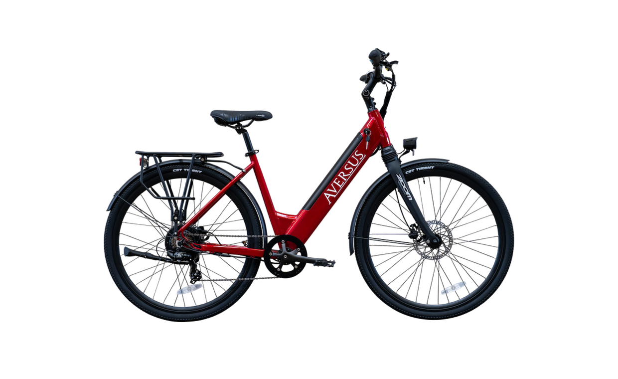 e-Bike AVERSUS MELIA - Glanz-Rubinrot